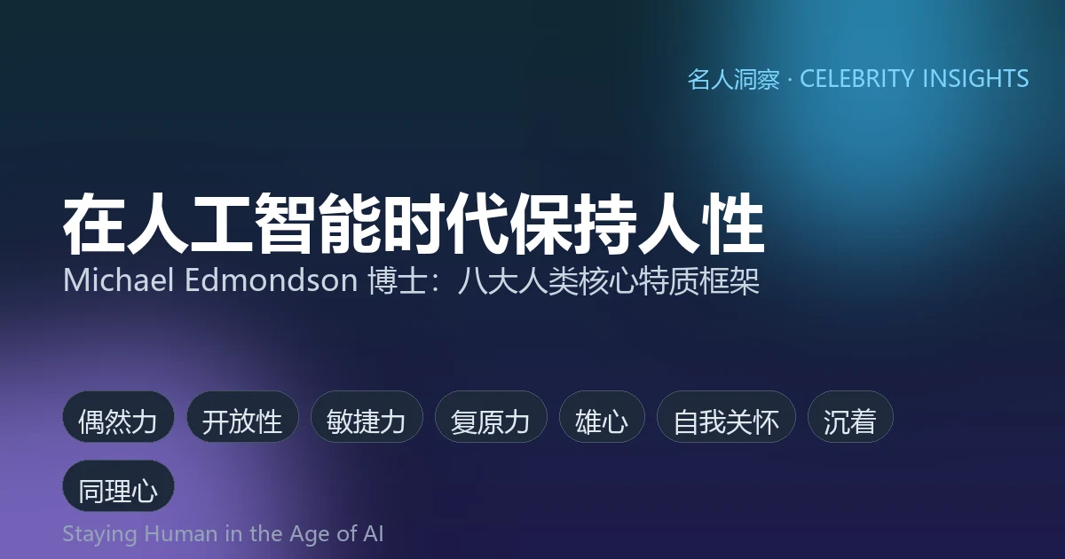 在人工智能时代保持人性 - 博客卡片